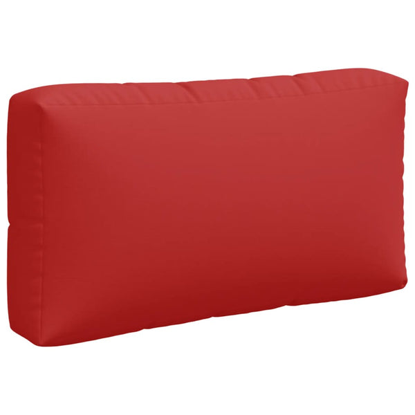 Palettenkissen 3-tlg. Rot Stoff