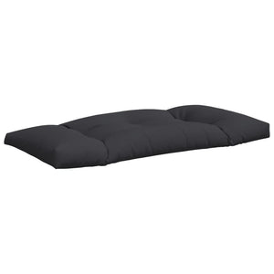 Palettenkissen 3-tlg. Schwarz Stoff