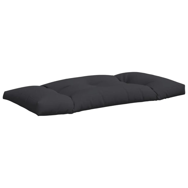 Palettenkissen 3-tlg. Schwarz Stoff