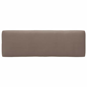Palettenkissen 3-tlg. Taupe Stoff