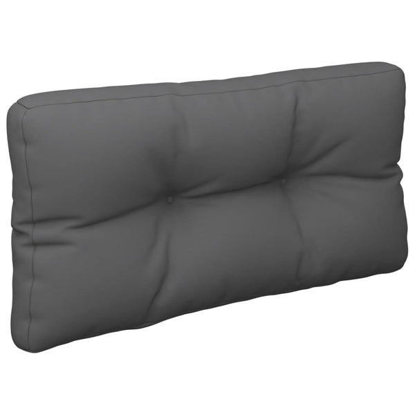Palettenkissen Anthrazit 80x40x12 cm Stoff