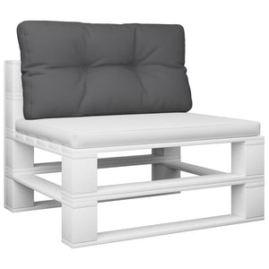 Palettenkissen Anthrazit 80x40x12 cm Stoff