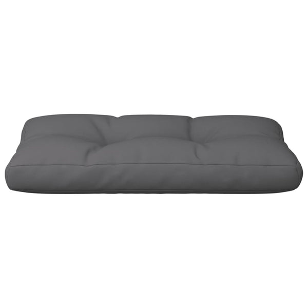 Palettenkissen Anthrazit 80x40x12 cm Stoff