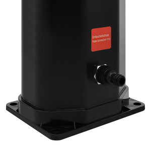 35L Solar Dusche mit Duschkopf und Wasserhahn - Schwarz