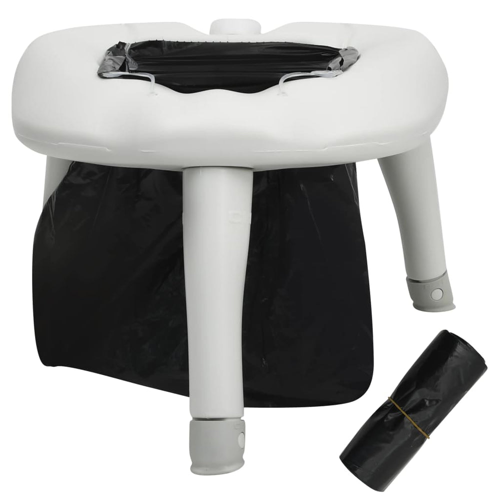Tragbare Campingtoilette mit Beuteln