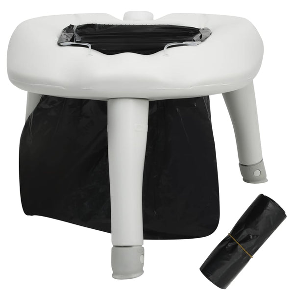 Tragbare Campingtoilette mit Beuteln