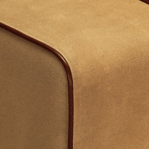 Sitzbank Turnbock Design Braun Echtleder