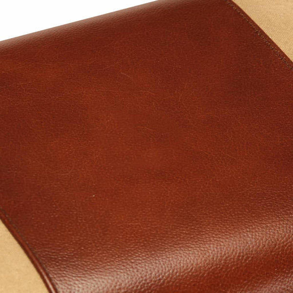 Sitzbank Turnbock Design Braun Echtleder