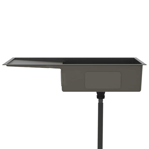 Schwarze Edelstahl Einbauspüle