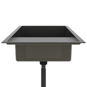 Schwarze Edelstahl Einbauspüle