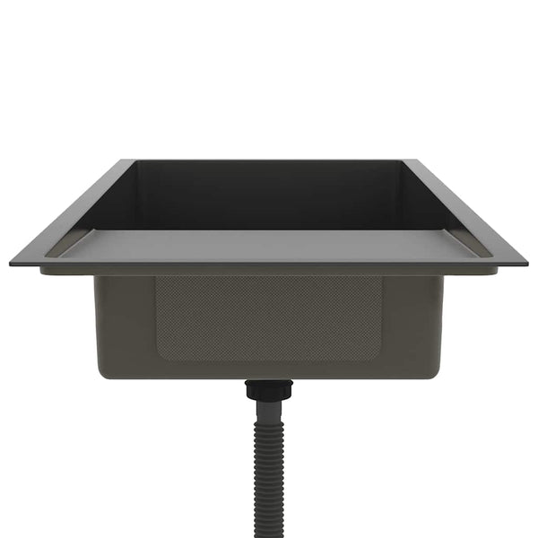 Schwarze Edelstahl Einbauspüle