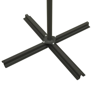 Ampelschirm mit LED-Beleuchtung 300 cm Taupe