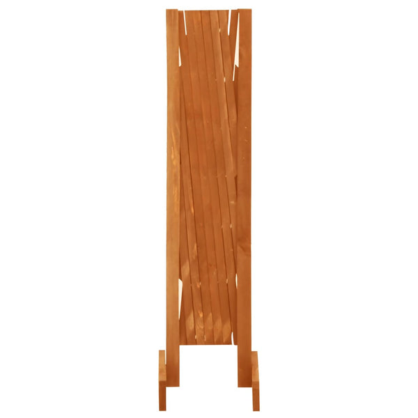 Garten-Rankzaun Orange 120x90 cm Massivholz Tanne