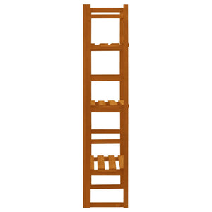 Regal-Rankgitter Orange 60x30x140 cm Massivholz Tanne