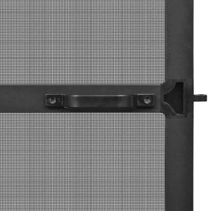Schwenkbarer Insektenschutz 100x215cm Anthrazit/Schwarz