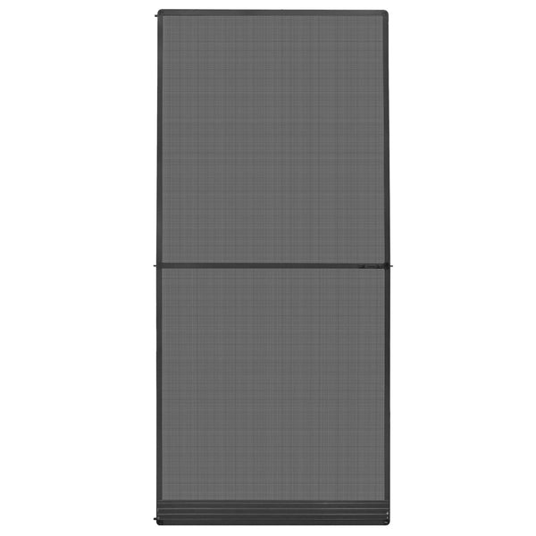 Schwenkbarer Insektenschutz 100x215cm Anthrazit/Schwarz
