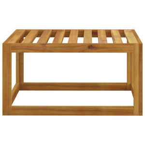 6-tlg. Garten-Lounge-Set mit Auflagen Massivholz Akazie