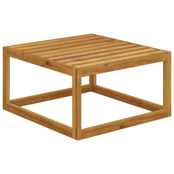10-tlg. Garten-Lounge-Set mit Auflagen Massivholz Akazie