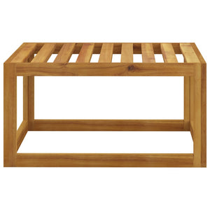 10-tlg. Garten-Lounge-Set mit Auflagen Massivholz Akazie