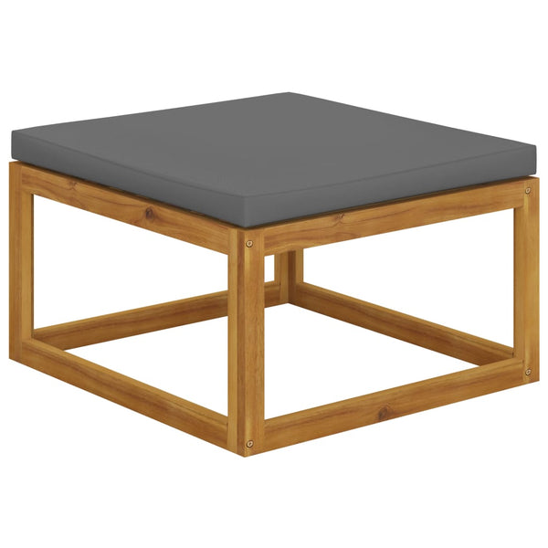 vidaXL Salon de jardin 11 pcs avec coussins Bois d'acacia massif