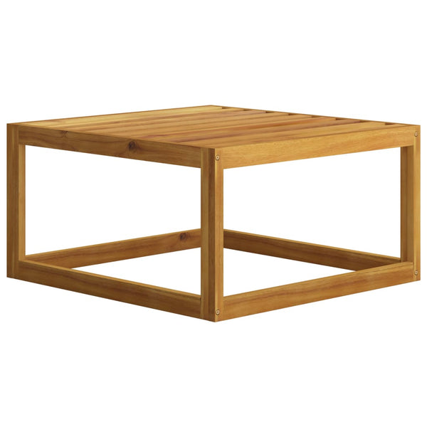 7-tlg. Garten-Lounge-Set mit Auflagen Massivholz Akazie