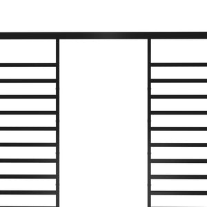 Pavillon mit Ausziehbarem Dach 4x3x2,3 m Anthrazit 180 g/m²