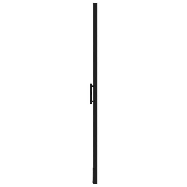 Duschtür Hartglas 100 x 178 cm Schwarz