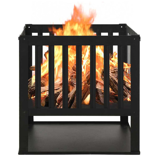 Feuerstelle 40x40x40 cm Stahl