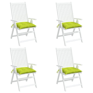 vidaXL Chair Cushions 6 pcs. Lime Green 40x40x7 cm Oxford Fabric