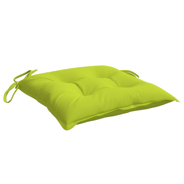 vidaXL Chair Cushions 6 pcs. Lime Green 40x40x7 cm Oxford Fabric