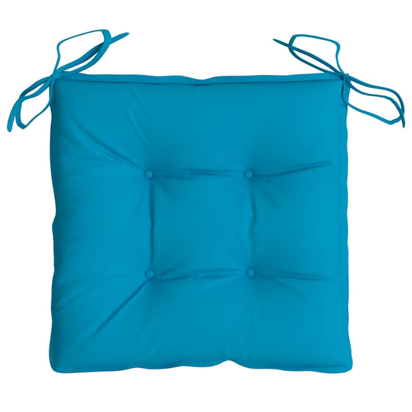 Stuhlkissen 2 Stk. Hellblau 50x50x7 cm Oxford-Gewebe
