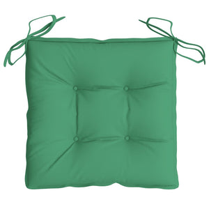 Stuhlkissen 2 Stk. Grün 50x50x7 cm Oxford-Gewebe