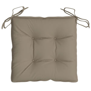 Stuhlkissen 2 Stk. Taupe 50x50x7 cm Oxford-Gewebe