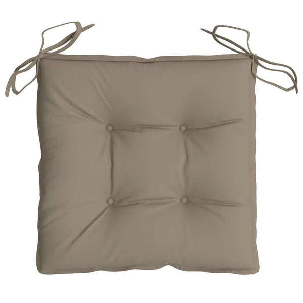 Stuhlkissen 2 Stk. Taupe 50x50x7 cm Oxford-Gewebe
