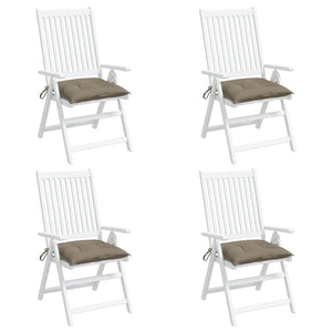 Stuhlkissen 4 Stk. Taupe 50x50x7 cm Oxford-Gewebe