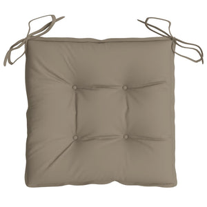 Stuhlkissen 4 Stk. Taupe 50x50x7 cm Oxford-Gewebe
