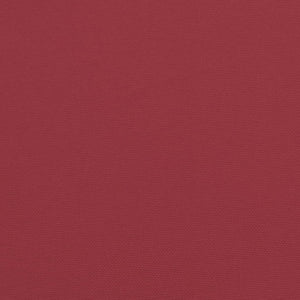 vidaXL Coussins de chaise 4 pcs Rouge bordeaux 50x50x7 cm Tissu Oxford
