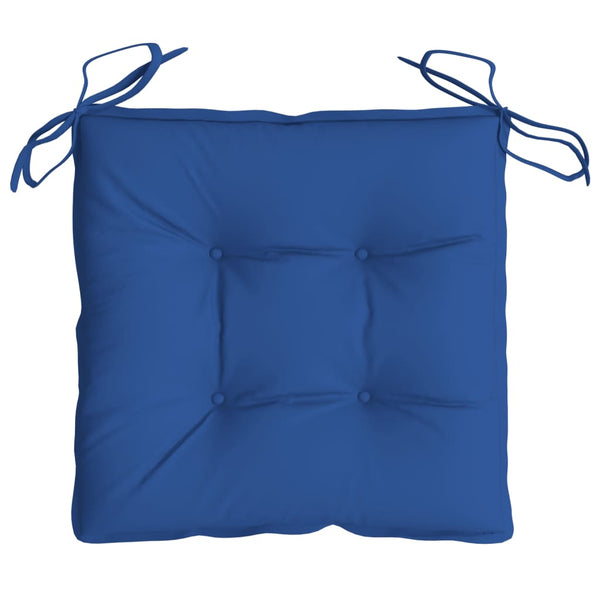 Stuhlkissen 2 Stk. Blau 50x50x7 cm Oxford-Gewebe
