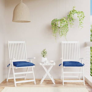 Stuhlkissen 2 Stk. Blau 50x50x7 cm Oxford-Gewebe