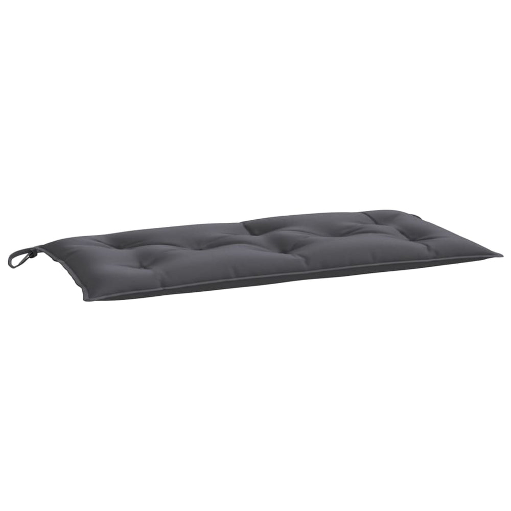 vidaXL Coussin de banc de jardin anthracite 100x50x7 cm Tissu Oxford