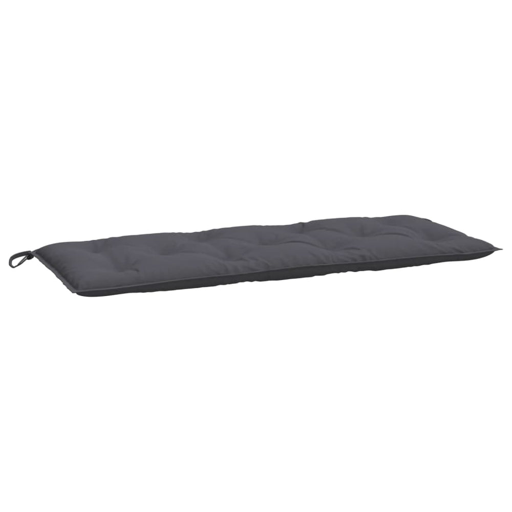 vidaXL Coussin de banc de jardin anthracite 120x50x7 cm Tissu Oxford
