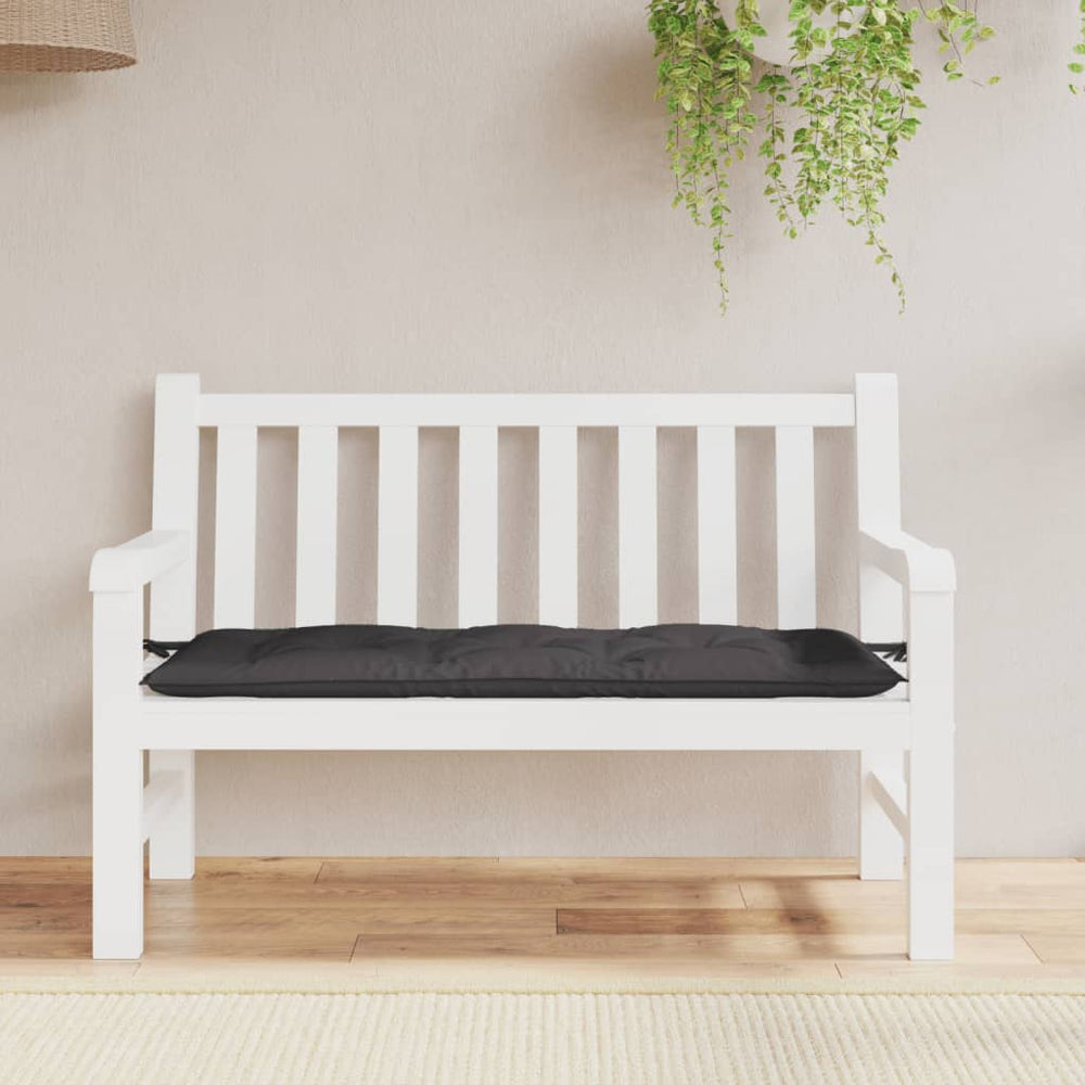 vidaXL Coussin de banc de jardin anthracite 120x50x7 cm Tissu Oxford
