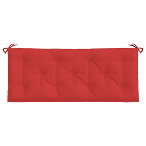 Gartenbank-Auflage Rot 120x50x7 cm Oxford-Gewebe