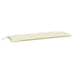 Gartenbank-Auflage Cremeweiß 150x50x7 cm Oxford-Gewebe