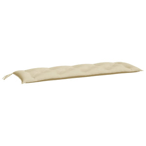 Gartenbank-Auflage Beige 150x50x7 cm Oxford-Gewebe