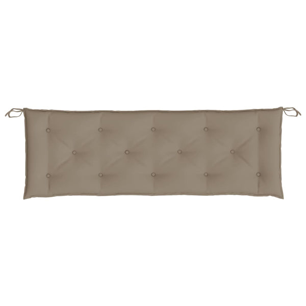 Gartenbank-Auflage Taupe 150x50x7 cm Oxford-Gewebe
