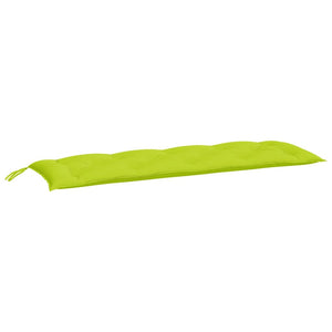 Gartenbank-Auflage Hellgrün 150x50x7 cm Oxford-Gewebe