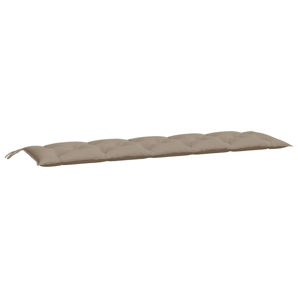 vidaXL Coussin de banc de jardin Taupe 180x50x7 cm Tissu Oxford