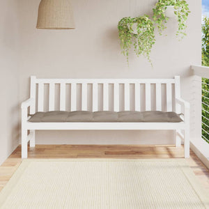 Gartenbank-Auflage Taupe 180x50x7 cm Oxford-Gewebe