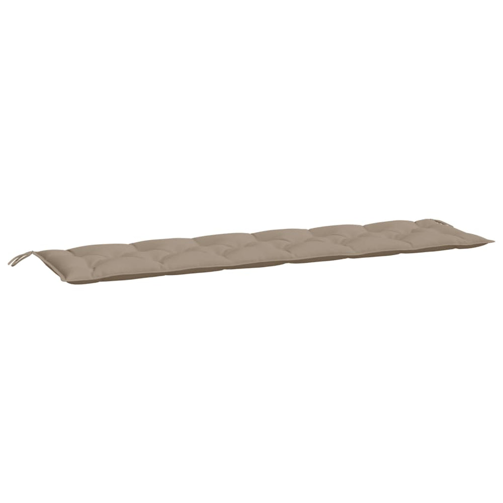 vidaXL Coussin de banc de jardin taupe 200x50x7 cm Tissu Oxford